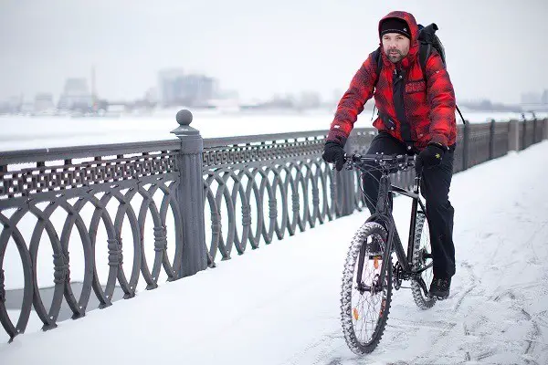 talvine jalgrattasõit