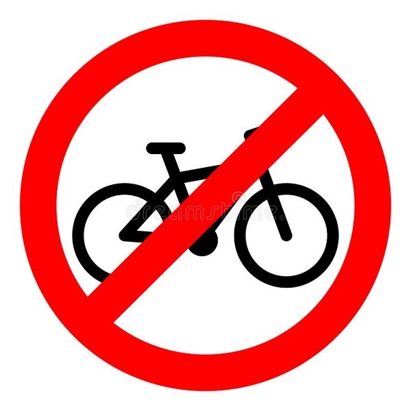 Jalgratturite keelud